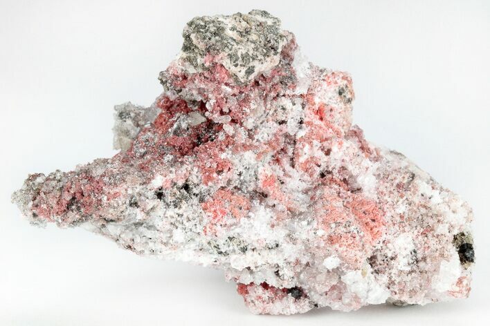 Vibrant-Red Cinnabar with Calcite - Cocineras Mine #212744